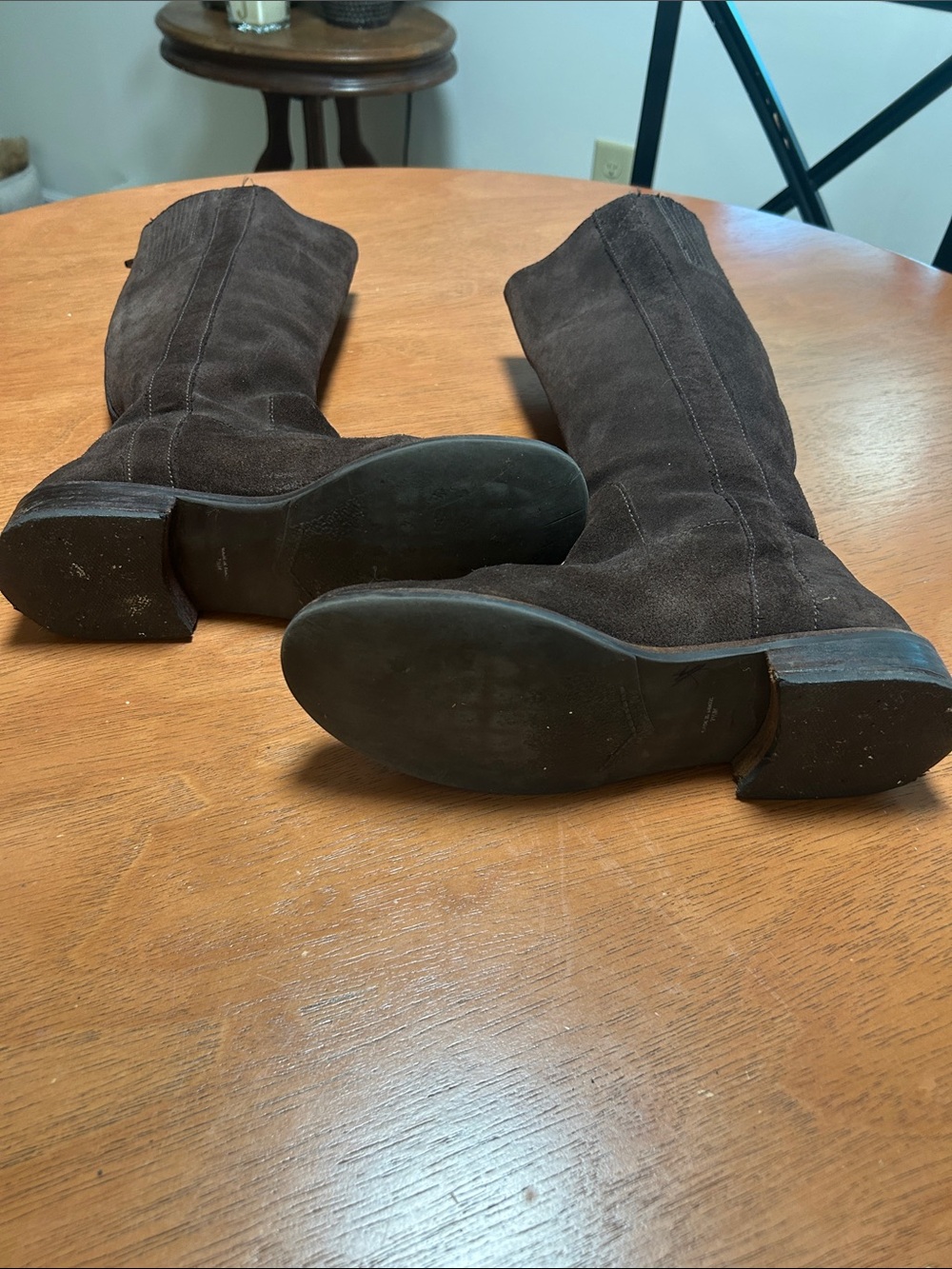 Suede Riding Boots - Picture 5 of 5